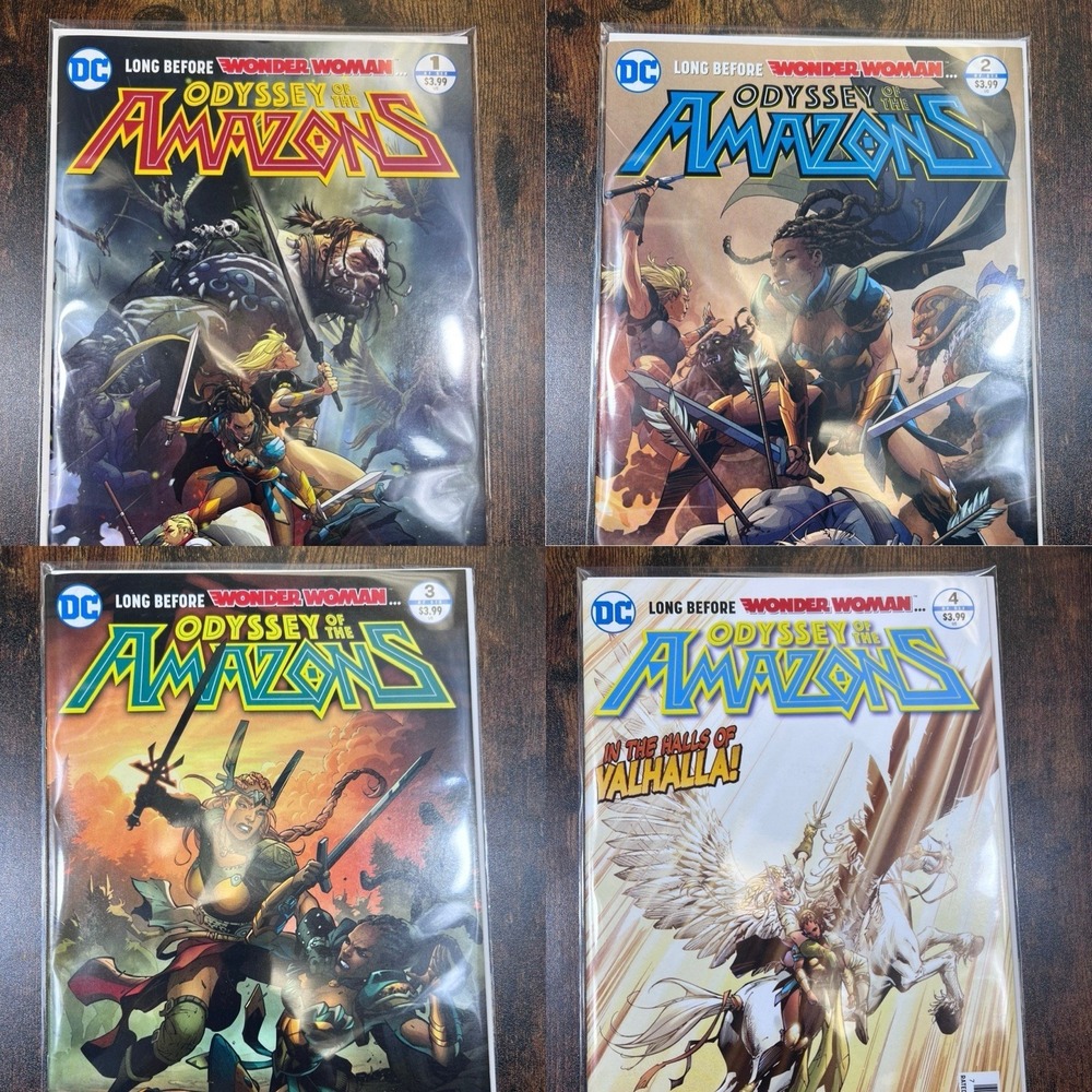 DC Odyssey Of The Amazons #1-4 Wonder Woman Tie-In 2017 Comic Book DC